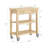 Andwele 29.9 " W Kitchen Cart with Solid Wood Top