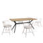 Ensemble de table et 4 chaises Breaux-2034876545-2034876550