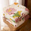 Courtepointe réversible en coton tissé doux et respirant avec oiseau floral et botanique pour canapé, canapé et lit