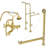 Charlotte 60.5'' x 30'' Freestanding Soaking Cast Iron Bathtub with Faucet-81272130-81272132