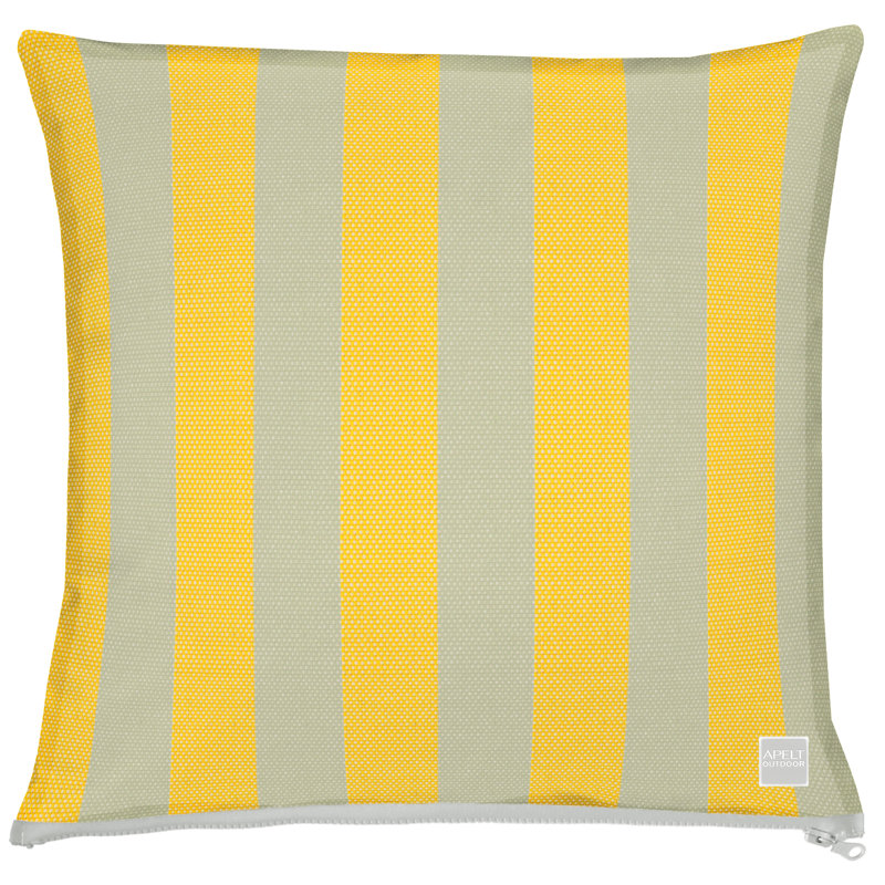 Striped Pattern Striped Square Throw Pillow Cover, Yellow