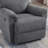 Modern Chenille Chair Push Button Power Recliner with USB Port-1597397849