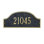 Admiral 1-Line Wall Address Plaque
