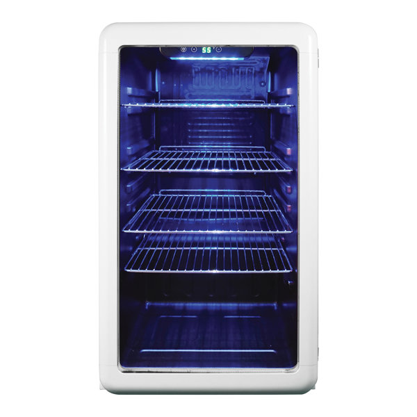 Magic Chef MCBR350S2 3.5 Cubic Feet Compact Mini Refrigerator & Freezer,  Silver, 1 Piece - Pay Less Super Markets