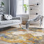 Tapis jaune / bleu / blanc Belinda-1726457190