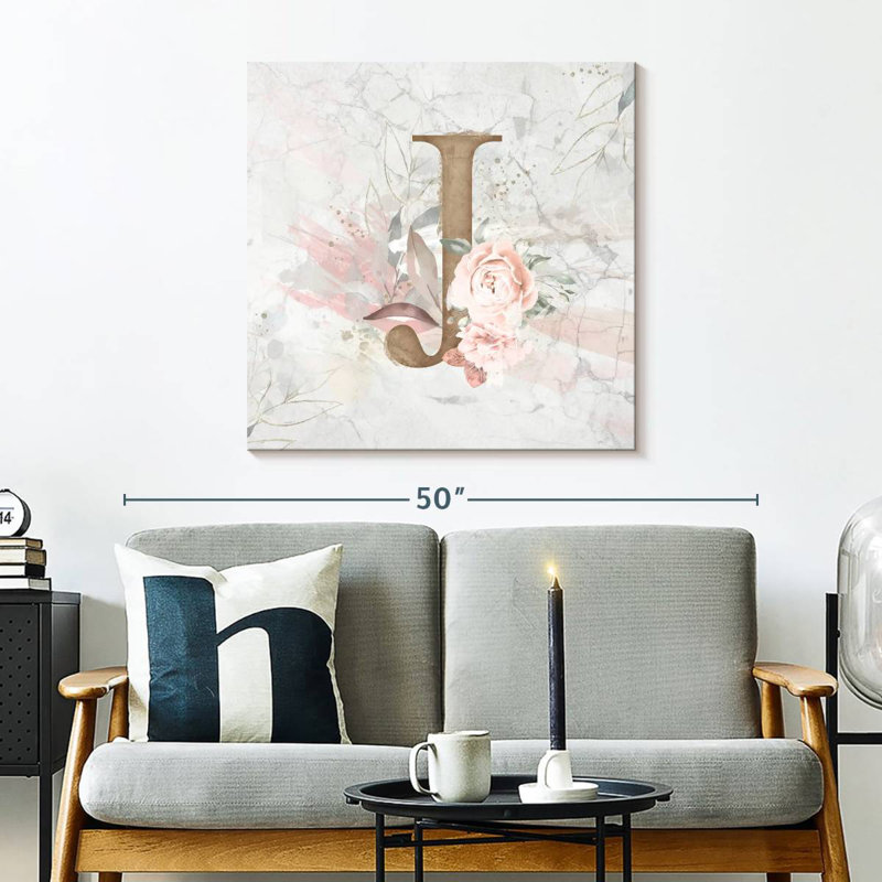 Tergel Floral Letter J