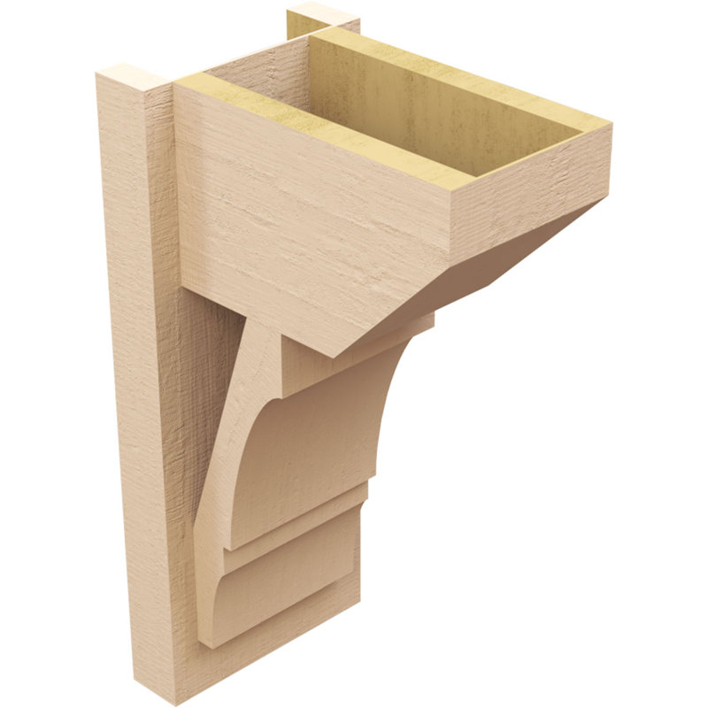 Bois de cèdre brut Balboa Slat, H 20 po x l 8 po x P 12 po