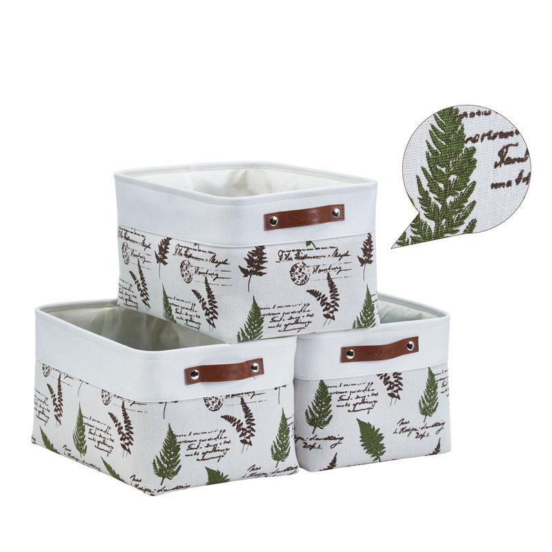 Ensemble de bacs en tissu