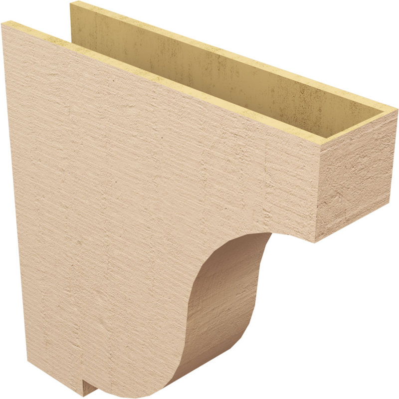 Corbeau Van Buren en cèdre brut TimberThane Corb, apprêté brun clair, H 32 po x l 8 po x P 32 po