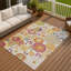 Tapis floral intérieur / extérieur lavable à la machine Chantille ACN2293-1649550942