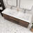 60'' Wall-Mounted Double Bathroom Vanity With Integrated Resin Top-1756151822