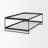 Trey Glass Top Single Coffee Table-78687398