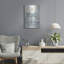 Art mural en métal luxueux «Abstract Floral Vase» par Ashley Bradley, 16 po x 24 po