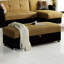 Repose-pieds rembourré avec rangement Primenest Collection Concorde