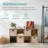 Bookshelf, 11in Display Storage System, Organizer w/ Removable Back Panels-505169656-505169658