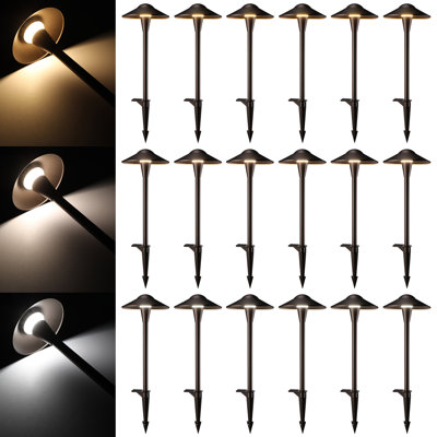 LED Landscape Light, Colour Temperature Selectable Low Voltage Waterproof