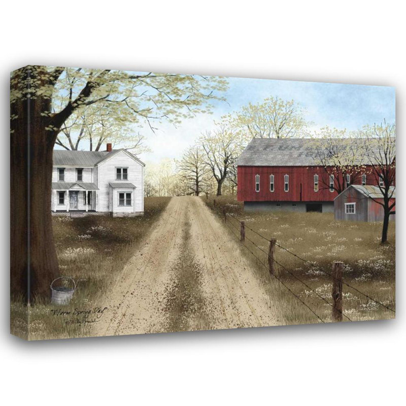 «August Spring® Jacobs, Billy Gallery», art sur toile tendue: Warm Spring Day, H 28 po x l 36 po
