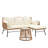 Heeney 5 - Person Modular Patio Conversation Set with Cushions-1125189041