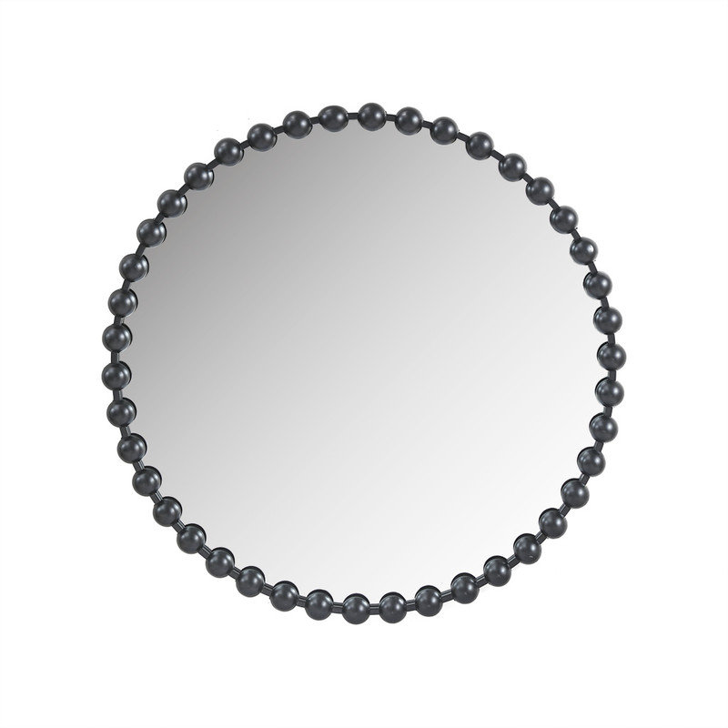 Miroir de salle de bain 36 po, 36 po x 36 po, Noir