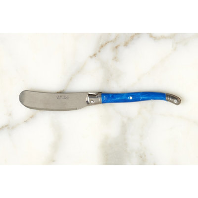 The Original French Laguiole Cheese Spreader - Blue