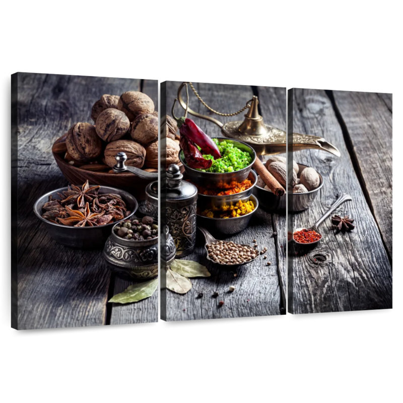 Yarlin Turkish Spices And Herbs, 42" H x 65" W