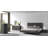 Staci Upholstered Platform Gray Queen Bed-1041822626-1041822627