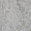 Papier peint damassé victorienne texturé gris et laiton