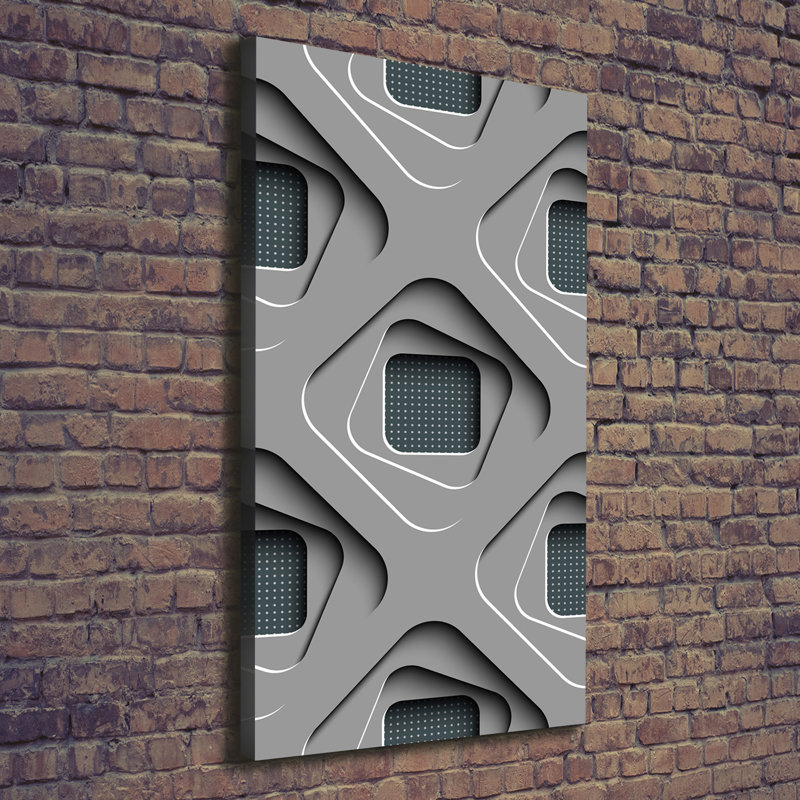 3D Abstraction - Wrapped Canvas Print