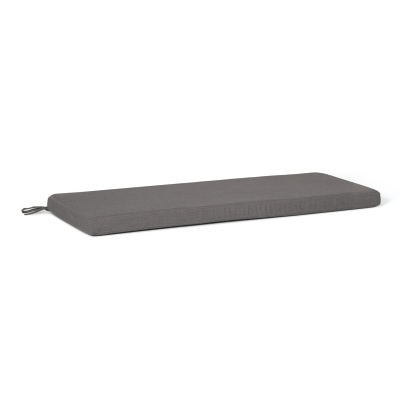 Outdoor 2.5'' Bench Seat Cushion, Gray, 46" x 18.50"