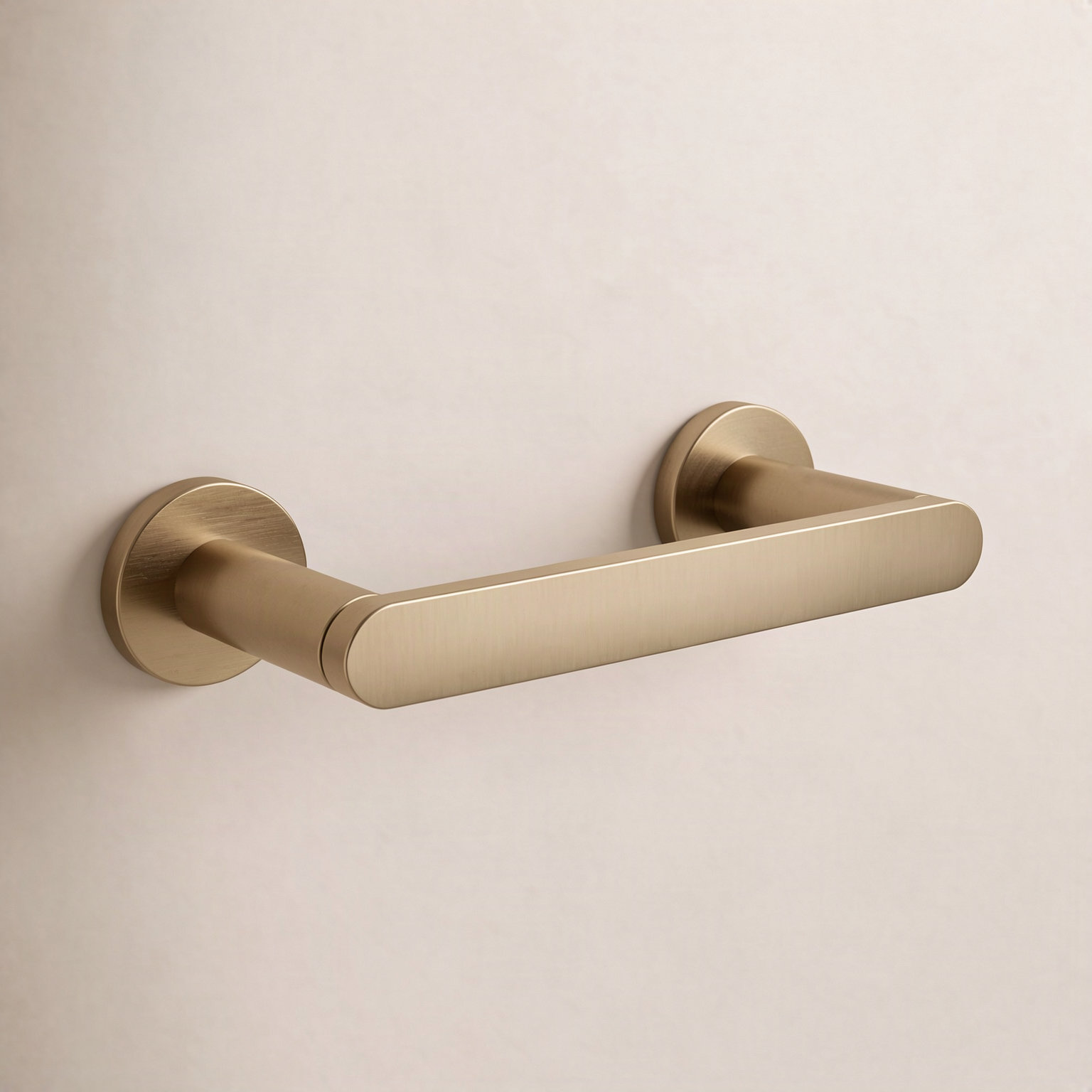 Composed Toilet Paper Holder, Brushed Gold