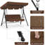 3 Person Porch Swing with Canopy-960066375