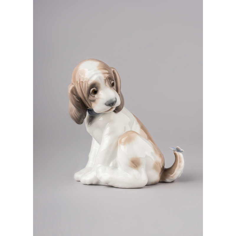 Gentle Surprise Dog Figurine