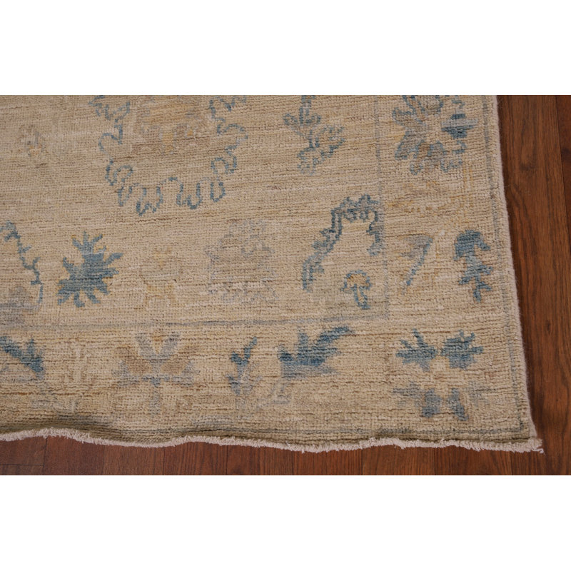 Tapis de couloir couleur terre Oushak 3