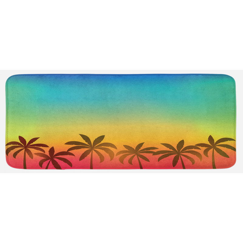 Tapis de cuisine tropical