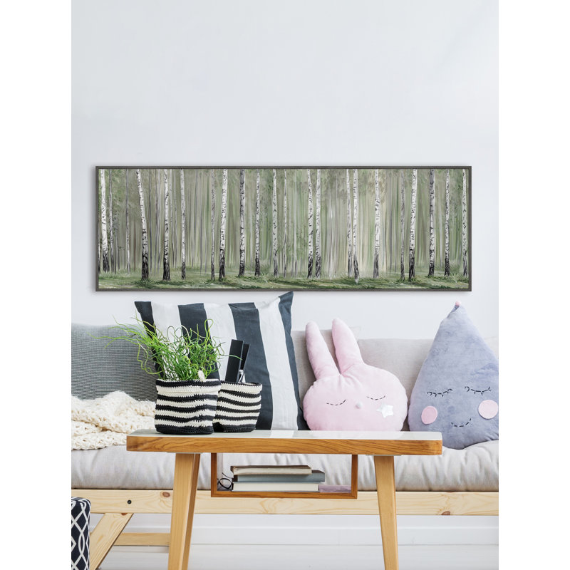 Silence In The Trees by Marmont Hill - Painting on Canvas, 25cm H x 76cm W x 3.81cm D