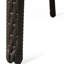 Chaises d'extérieur empilables 4 pièces, matériau principal en résine brune, structure en fer, coussins d'eau, incurvées, 24,48 pouces de profondeur, 29,06 de largeur, 35,22 de hauteur, résine, accoudoirs, haute