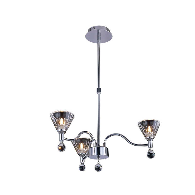 Dononvan 3 - Light Shaded Chandelier
