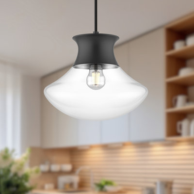 Luminaire suspendu d'extérieur à 1 ampoule 8,88 po Marcel