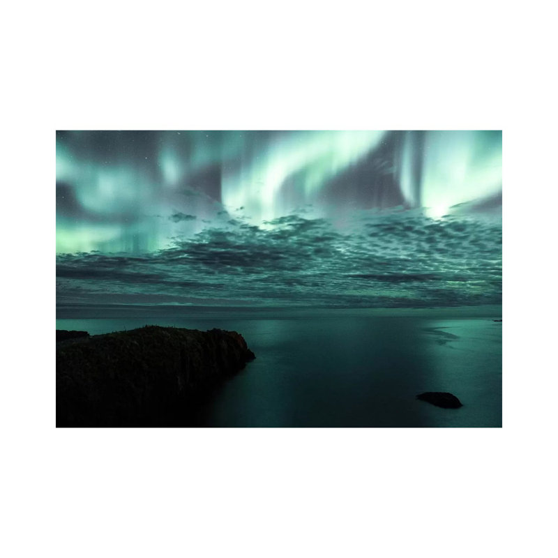 Aurora Borealis III by Luke Anthony Gramme - Wrapped Canvas Print, 20.32 cm H x 30.48 cm W