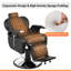 Fauteuil de coiffeur inclinable robuste