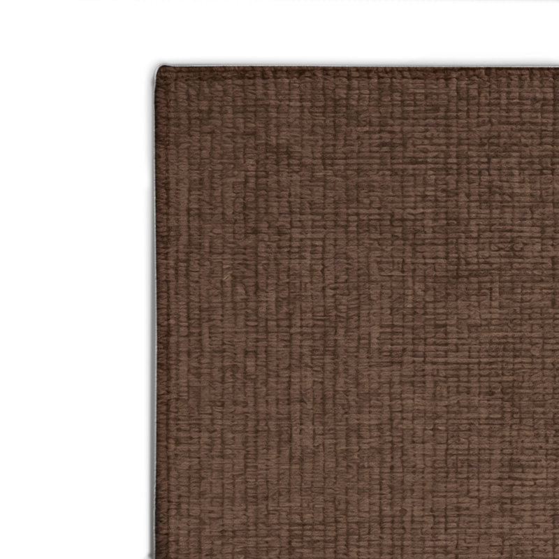 Tapis brun uni d'intérieur et d'extérieur, Rectangulaire 2 pi x 3 pi