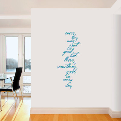 Text & Numbers Non-Wall Damaging Wall Decal