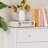 31.5" Modern 3-Drawer Chest and Small Space Dresser, White