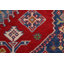 Tapis rouge à motif oriental Kazak