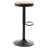 Jaina 15.2" W Solid Wood Swivel Adjustable Height Bar Stool-731064503-731064501