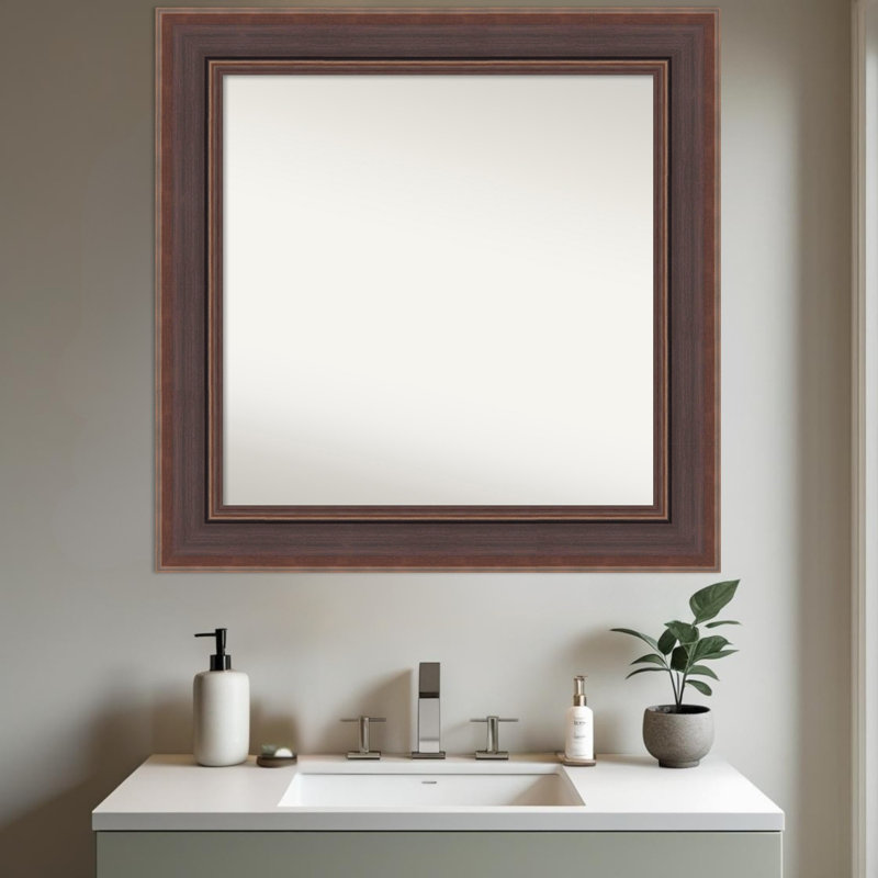 Miroir de salle de bain Moab, 33.5" x 33.5"