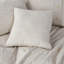 Housse d'édredon - coton biologique naturel, avec insert et coussin décoratif inclus Taille de coton, patte de boutonnage douce, comprend amovible