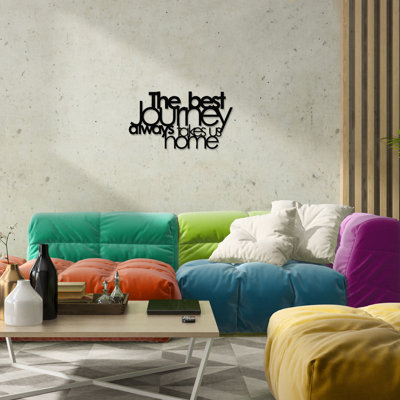 Élégant accessoire mural décoratif en métal, noir, 27,6 po x 15,7 po | 100% métal, épaisseur: 0,05 pouce | Parfait pour la décoration intérieure et les intérieurs modernes, design durable et accrocheur