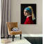 Girl with Skull Earring' by Steven Hill - Wrapped Canvas Painting Print-876177143