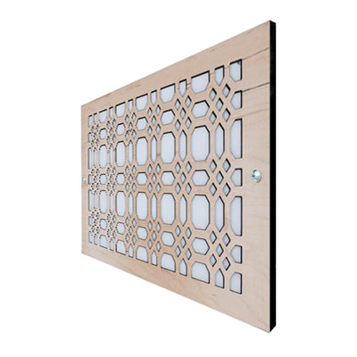 Registres de mur et de plafond Stellar Air White - 8 x 12 (ouverture de conduit) - taille totale 10 x 14 - pierre précieuse